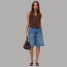 Gilet Donna Vero Moda in Misto Lino e Cotone con Bottoni - Prodotti di Classe