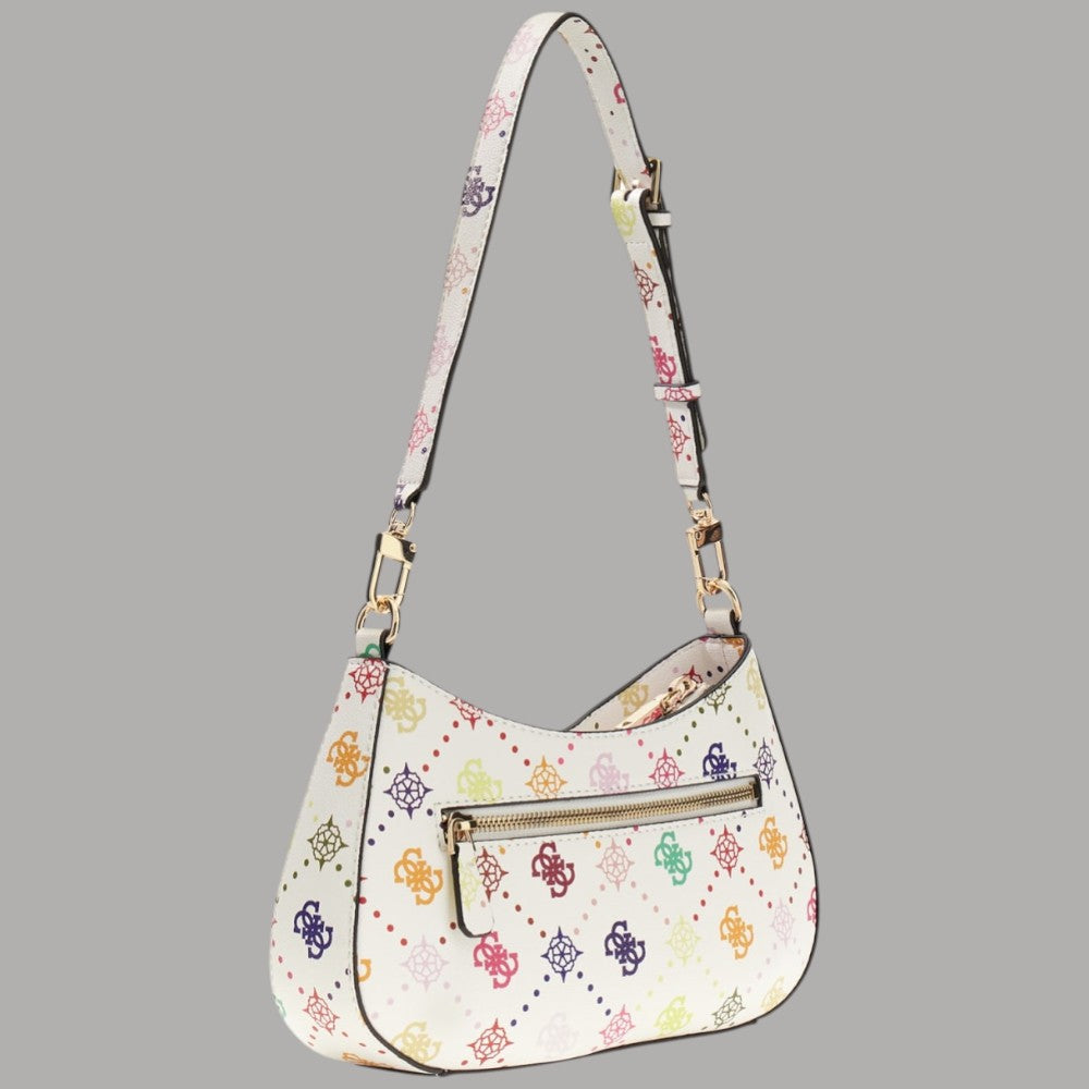 Guess Borsa Emelie: Eleganza Multicolor con Logo e Zip - Prodotti di Classe