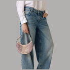Guess Borsa Hobo con Strass Tasmin Eleganza Dorata - Prodotti di Classe