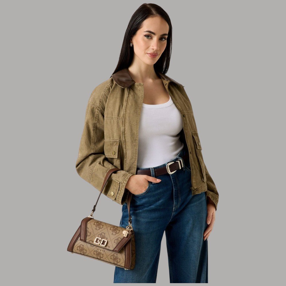 Guess Borsa Karnilla Spalla Tracolla Removibile Maxi Logo 4G - Prodotti di Classe