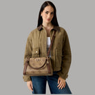 Guess Borsa a Mano Logo 4G Karnilla con Tracolla Removibile - Prodotti di Classe