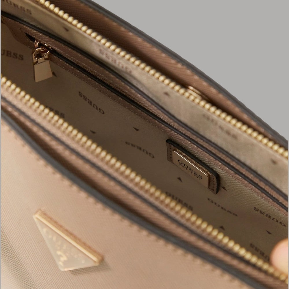 Guess Borsa a Mano Serenova in Saffiano con Charm Rimovibili - Prodotti di Classe