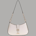 Guess Borsa a Spalla Carrie in Similpelle con Logo e Zip dorata - Prodotti di Classe