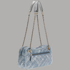 Guess Borsa a Tracolla Giully Denim Glitterato Elegante - Prodotti di Classe