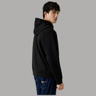 Guess felpa nera con zip NEW TECH M6RQ05KD132 - Prodotti di Classe