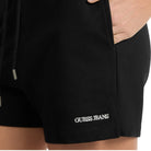 Guess Jeans pantaloncini in tuta neri W5GD0O K68I4 JBLK Bermuda Guess Jeans