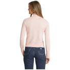Guess Jeans pullover rosa collo alto mini logo W4BR15Z3HO2G6R4 Maglieria Guess Jeans