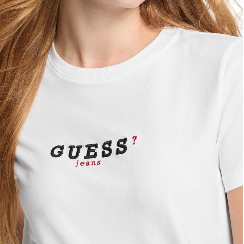 Guess Jeans t-shirt bianca W5RI54 J1314 G011 T-shirt Guess Jeans