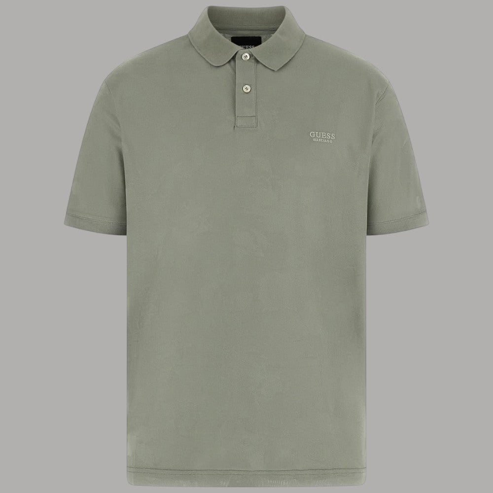Guess Polo Uomo Jacquard in Modal, Vestibilità Regular Fit - Prodotti di Classe