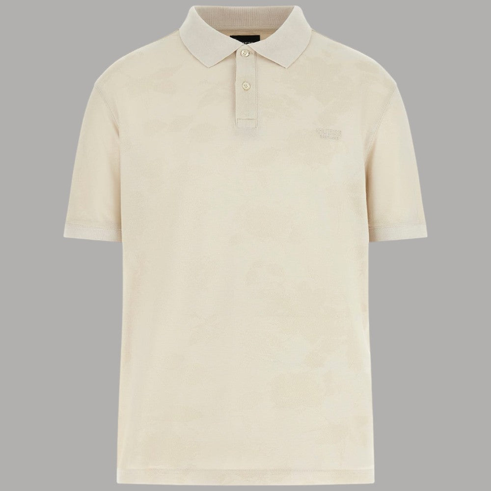 Guess Polo Uomo Jacquard in Modal, Vestibilità Regular Fit - Prodotti di Classe