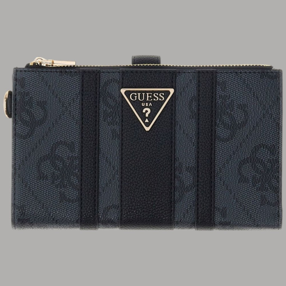 Guess Portafoglio Donna Laurel con Logo 4G e Zip Dorata - Prodotti di Classe