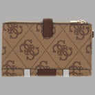 Guess Portafoglio Donna Laurel con Logo 4G e Zip Dorata - Prodotti di Classe