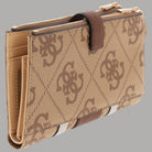 Guess Portafoglio Donna Laurel con Logo 4G e Zip Dorata - Prodotti di Classe