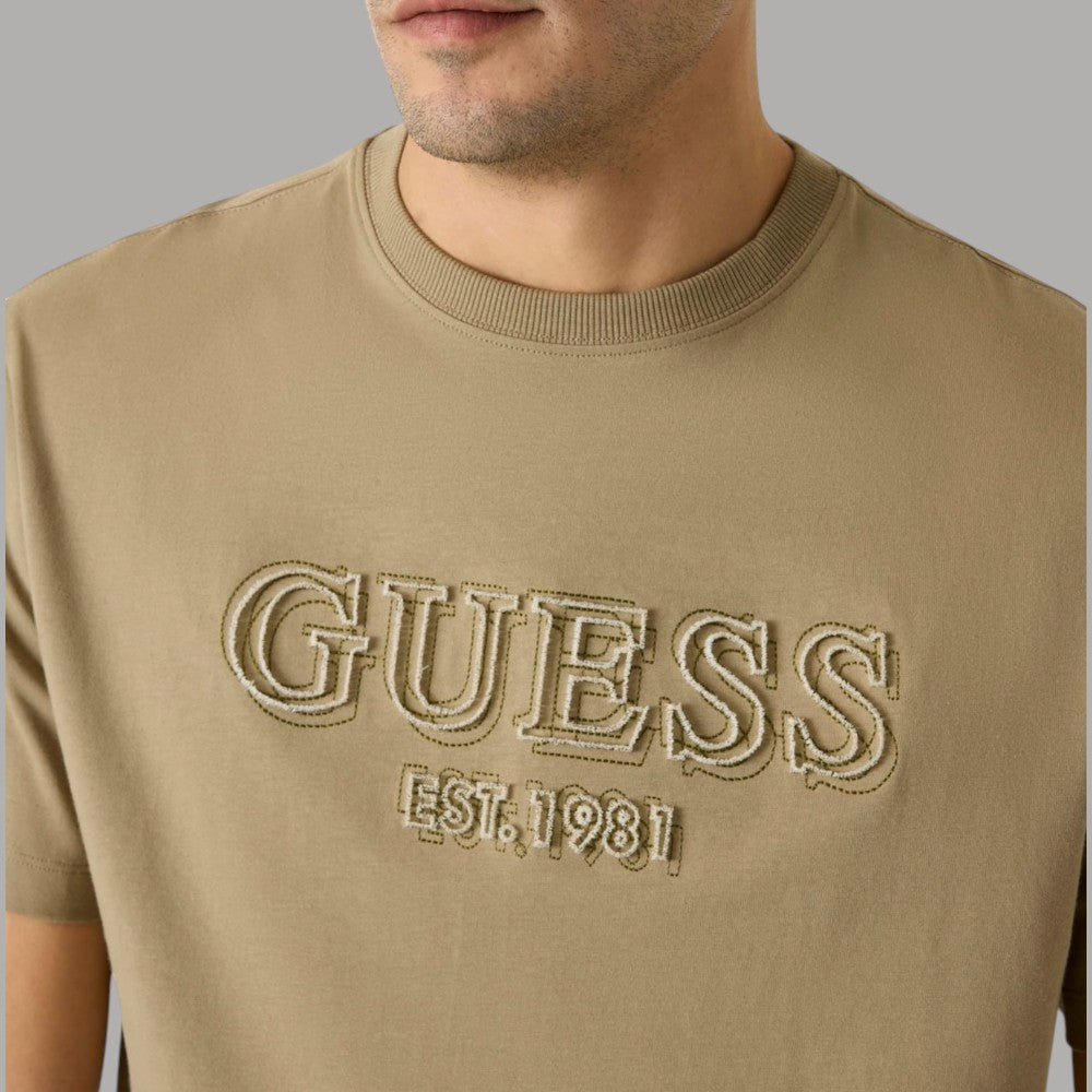Guess t-shirt regular con logo ricamato M6RI22K8FQ4 - Prodotti di Classe