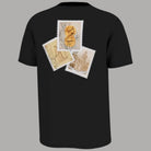 T-shirt Guess da uomo in cotone nera con stampa grafica retro maxi sul retro