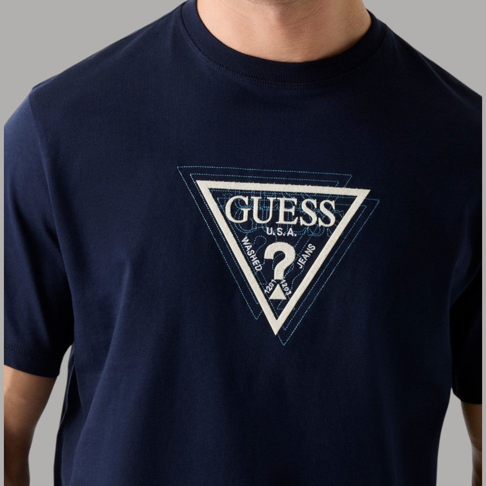 Guess t-shirt regular logo triangolare M6RI23K8FQ4 - Prodotti di Classe