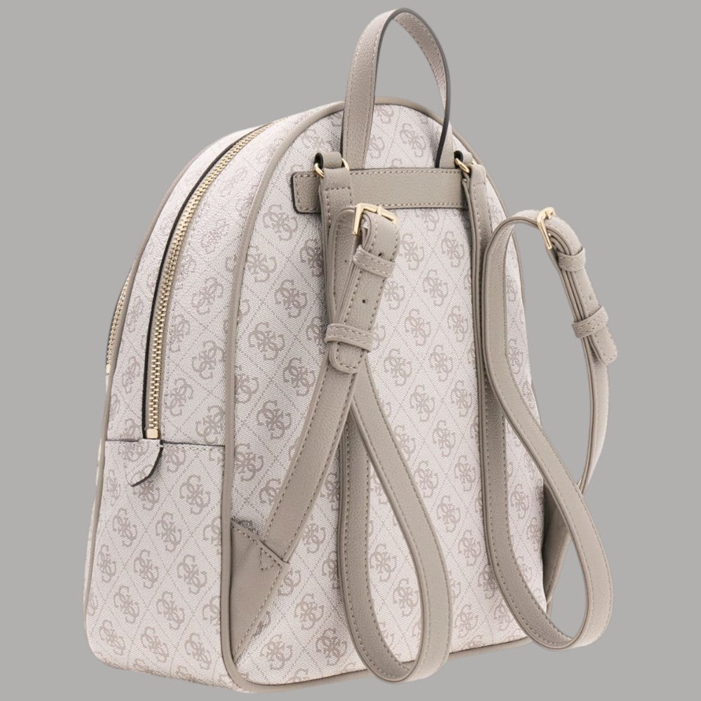 Guess Zaino Donna Manhattan Logo 4G Ecopelle Metalleria Oro - Prodotti di Classe