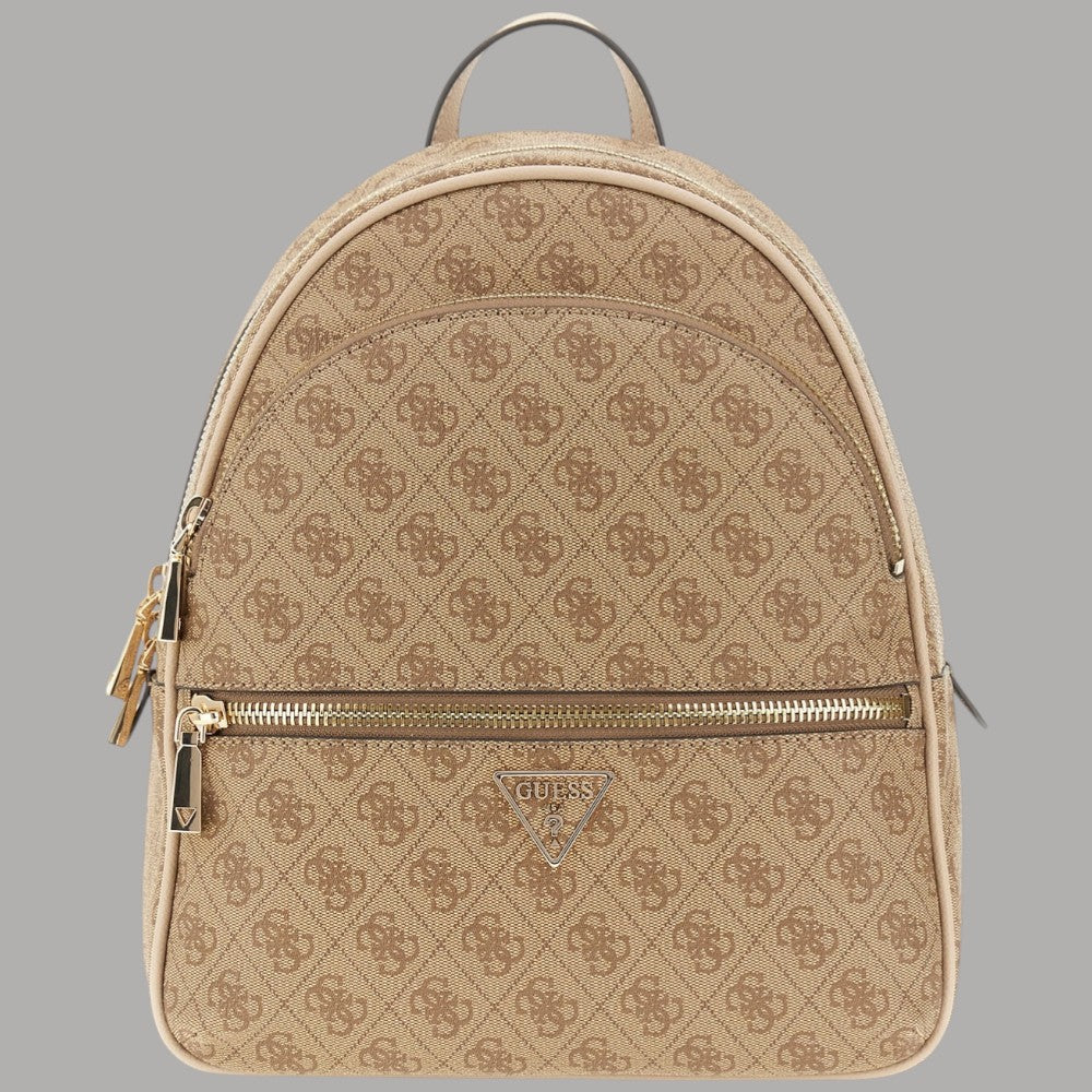 Guess Zaino Donna Manhattan Logo 4G Ecopelle Metalleria Oro - Prodotti di Classe