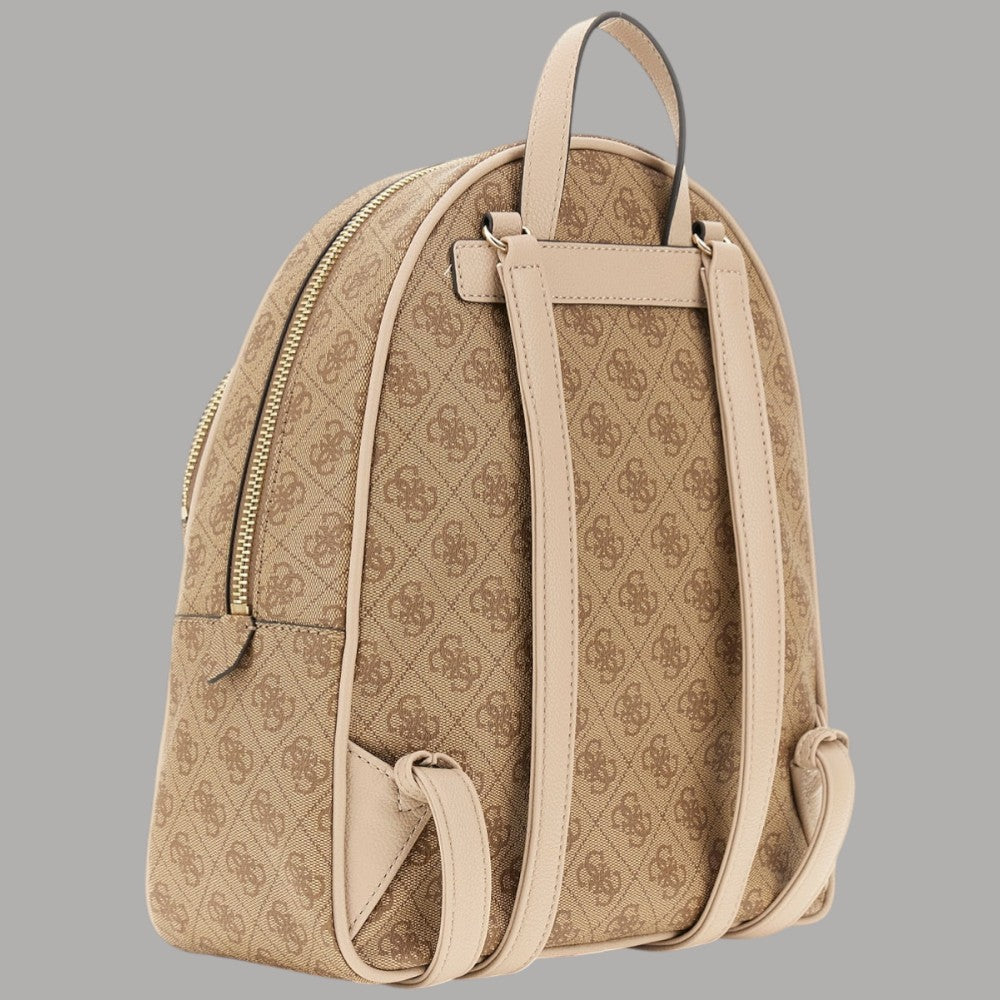 Guess Zaino Donna Manhattan Logo 4G Ecopelle Metalleria Oro - Prodotti di Classe