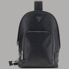 Guess Zaino Uomo Milano Monospalla in Similpelle con Logo Triangolare - Prodotti di Classe
