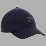 Berretto baseball blu Guess con patch triangolare frontale
