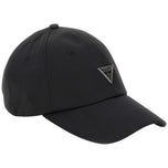 Berretto da baseball nero con logo triangolare GUESS sul davanti