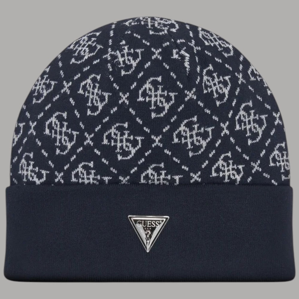 Guess berretto blu con logo 4G M5BZ18 Z0442 FBDB - Prodotti di Classe