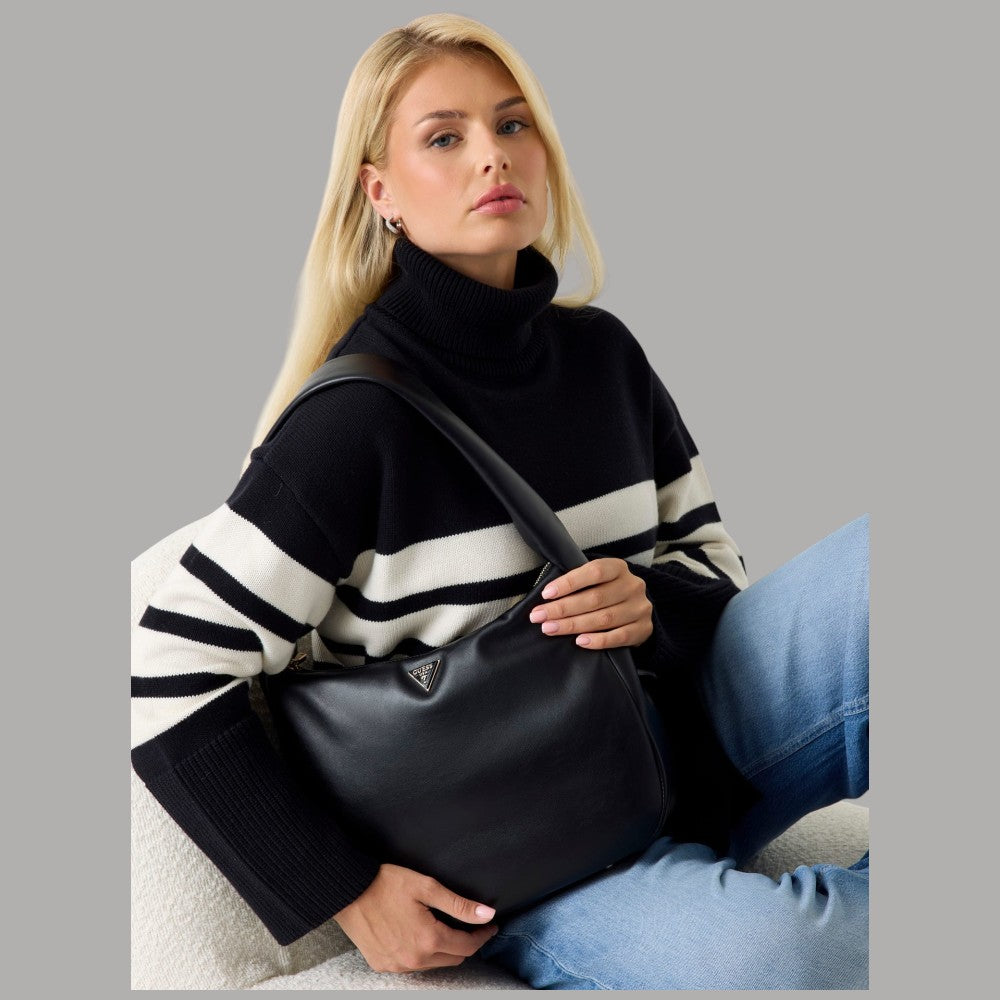 Guess borsa Hobo nera SUNETRA HWNG75 34020 BLA - Prodotti di Classe