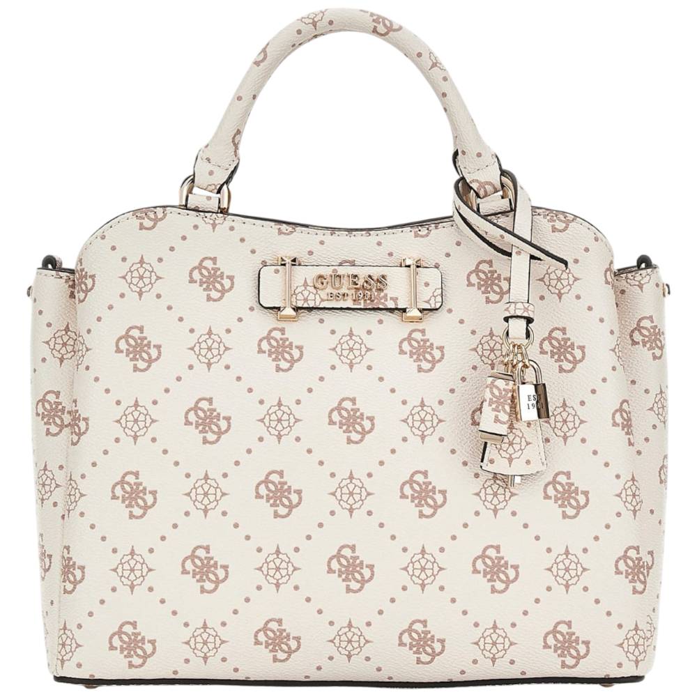 Guess borsa a mano crema Silia 4G logo peony HWGP9890060VNO Borse Guess
