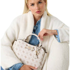 Guess borsa a mano crema Silia 4G logo peony HWGP9890060VNO Borse Guess