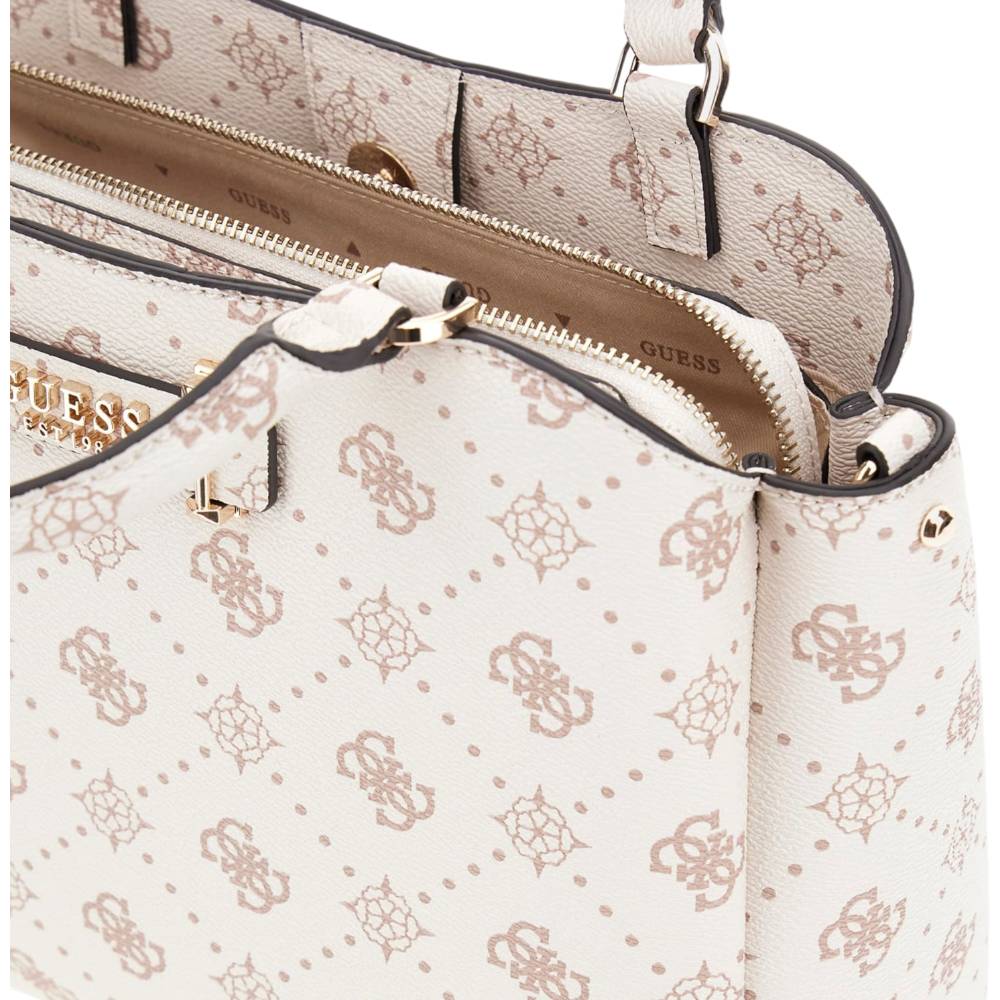 Guess borsa a mano crema Silia 4G logo peony HWGP9890060VNO Borse Guess