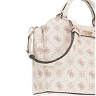 Guess borsa a mano crema Silia 4G logo peony HWGP9890060VNO Borse Guess
