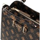 Guess borsa a mano marrone Silia 4G logo peony HWGP9890060ESL Borse Guess