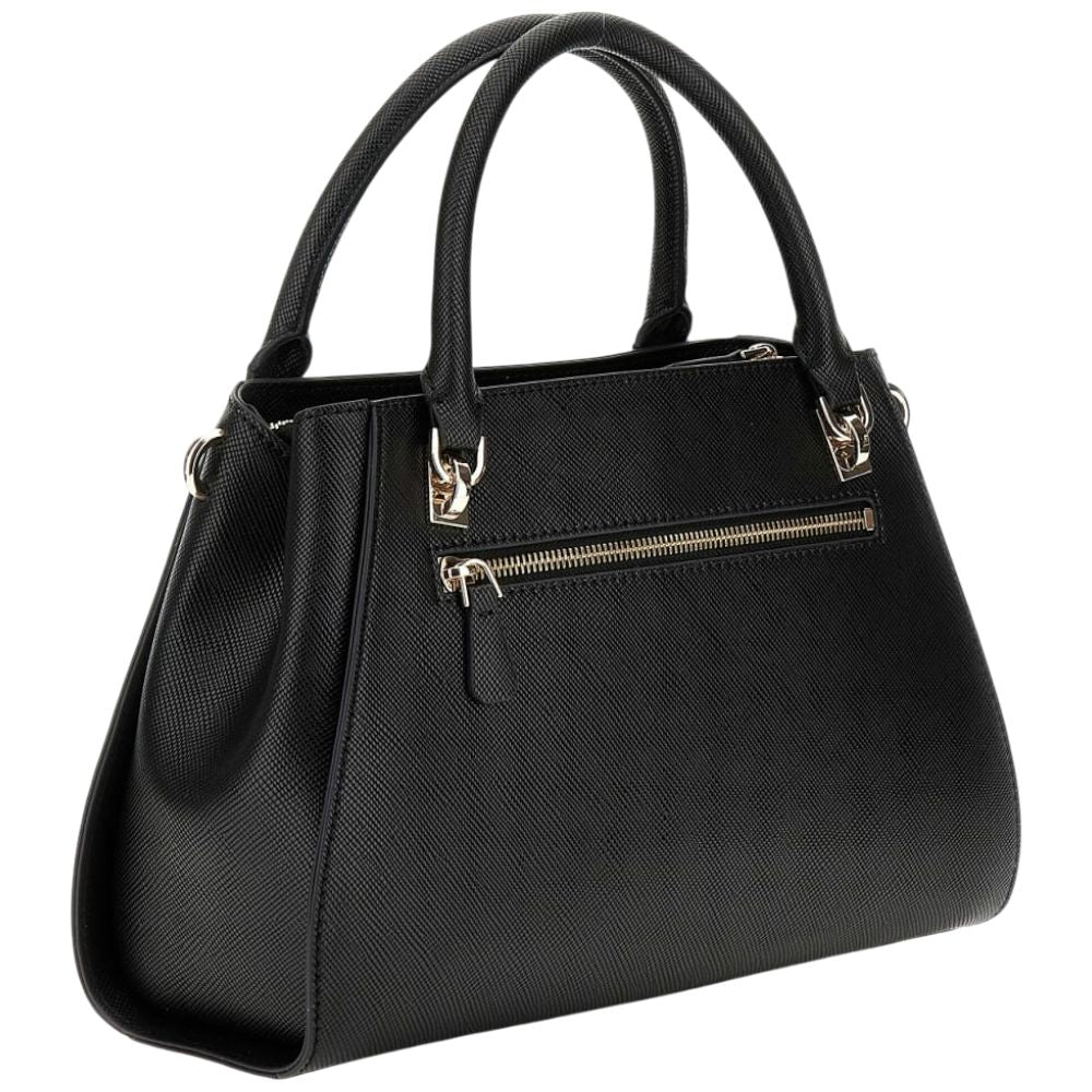 Guess borsa a mano nera saffiano NOELLE HWZG9672070BLA Borse Guess