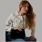 Guess borsa a spalla Arnela, finitura lucida, simil pelle elegante - Prodotti di Classe