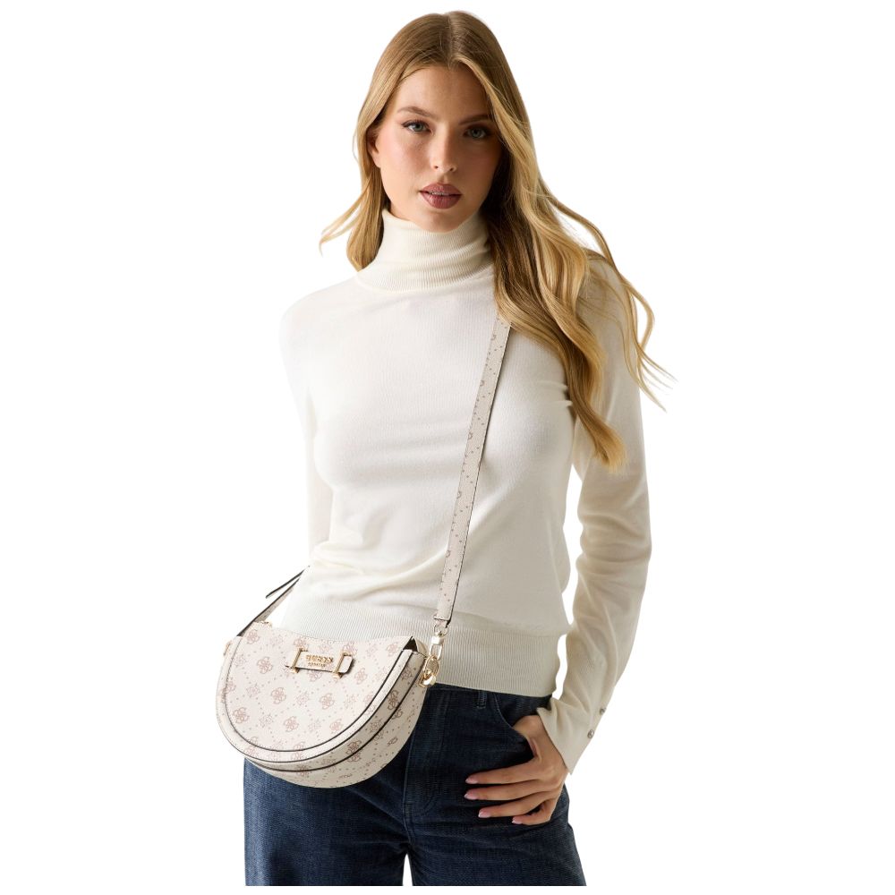 Guess borsa a spalla Silia 4G logo peony HWGP9890180VNO Borse Guess