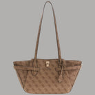 Guess borsa a spalla Yesba in similpelle con logo 4G e zip dorata - Prodotti di Classe