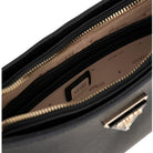 Guess borsa a spalla nera in saffiano NOELLE HWZG9672180BLA Borse Guess