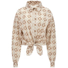 Guess camicia beige DEA BOWED W4RH59 WE2Q0 Camicie Guess