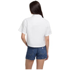 Guess camicia bianca cropped boxy shirt W5GH98 WH7P1 G011 Camicie Guess Jeans