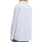 Guess camicia celeste relaxed fit LAURIANE W5YH47WHD10S01U Camicie Guess