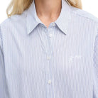 Guess camicia celeste relaxed fit LAURIANE W5YH47WHD10S01U Camicie Guess
