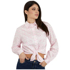 Guess camicia rosa DEA BOWED W4RH59 WE2Q0 Camicie Guess