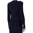 Guess cardigan blu maglia a costine EMMIE W5YR09Z0130G7V2 Maglieria Guess