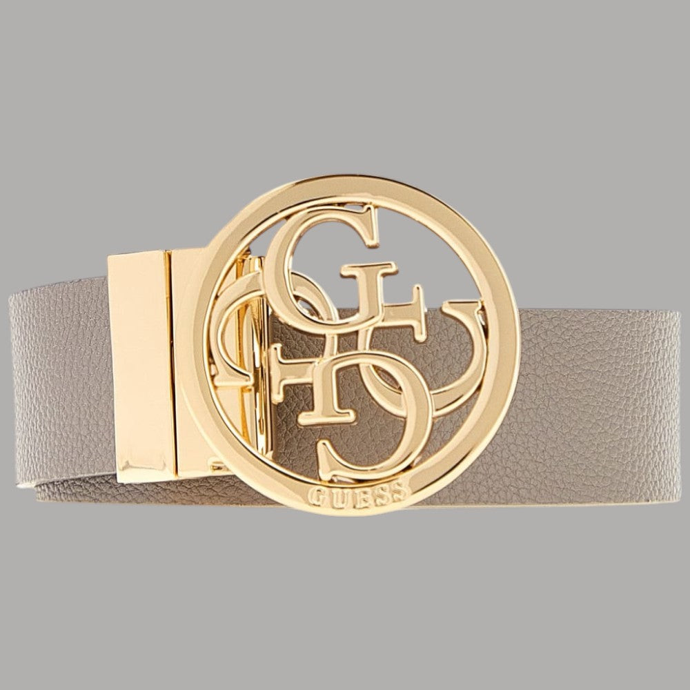 Guess cintura reversibile donna Noelle con fibbia logo 4G - Prodotti di Classe