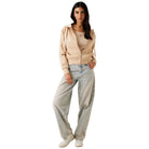 Guess felpa beige in scuba NEW HOODED W5YQ05 KBYE2 A11T Felpe Guess