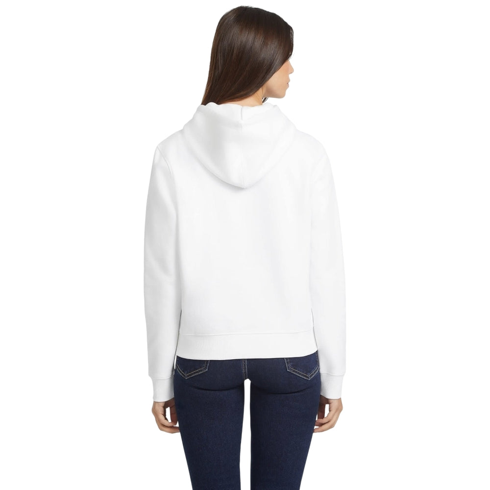 Guess felpa bianca cappuccio mini logo GJ W4YQ04 KC811 G011 Felpe Guess Jeans