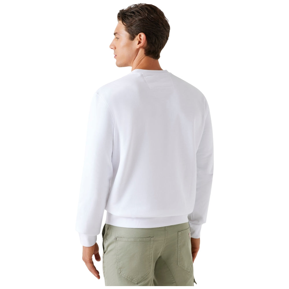 Guess felpa bianca logo triangolo M5YQ05 K68I4 G011 Felpe Guess