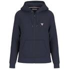 Guess felpa blu zip cappuccio mini logo W4YQ03KC811A71W Felpe Guess Jeans