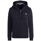 Guess felpa blu zip cappuccio mini logo W4YQ03KC811A71W Felpe Guess Jeans